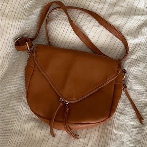 Vegan leather cross body bag